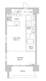 ドゥーエ日本橋浜町 501 間取り図