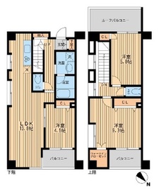 プライムアーバン日本橋人形町 1204 間取り図