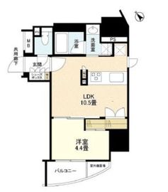ローレルアイ茗荷谷教育の森公園 14階 間取り図