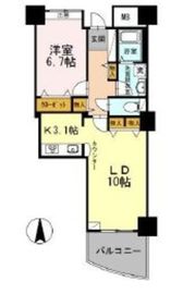 品川シーサイドビュータワー2 602 間取り図