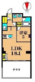 フレンシア大森山王 102 間取り図