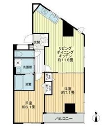 コンド恵比寿 3階 間取り図