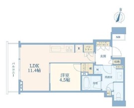 パークコート渋谷ザタワー 17階 間取り図