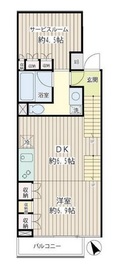 FLEG自由が丘EL 105 間取り図