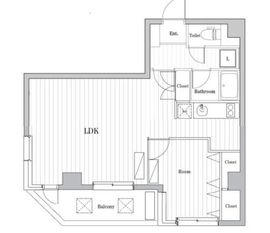 バルゴ麻布 403 間取り図