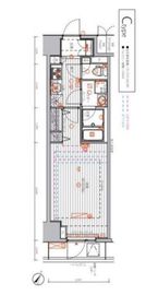 メインステージ千代田岩本町コモデ 2階 間取り図