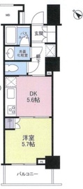 マークフロントタワー曳舟 10階 間取り図
