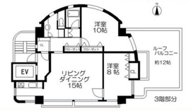 パラッツォ大山 3階 間取り図