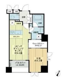 CONOE赤坂丹後町 4階 間取り図