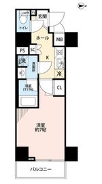 プレール・ドゥーク住吉4 13階 間取り図