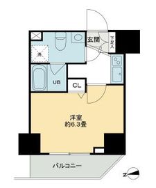 KDXレジデンス文京湯島 12階 間取り図