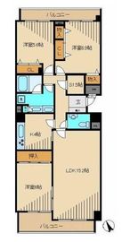 山王ガーデンハイツ 2階 間取り図