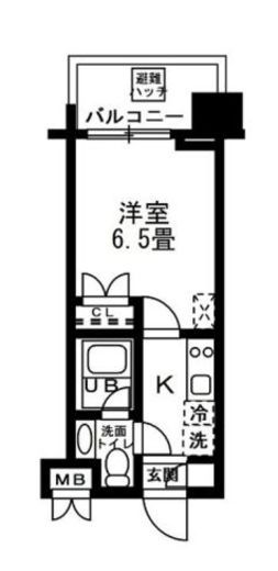 レジディア錦糸町 314 間取り図
