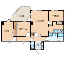 レジディア文京音羽 102 間取り図