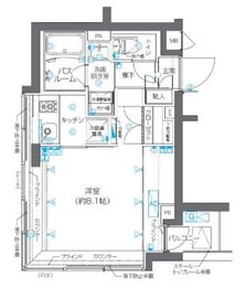 ZOOM碑文谷 3階 間取り図