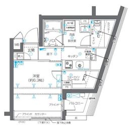 ZOOM碑文谷 4階 間取り図