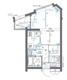ZOOM碑文谷 3階 間取り図