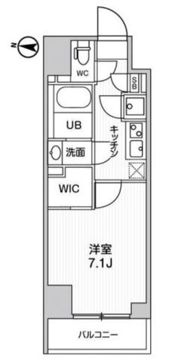 ガリシア森下5 5階 間取り図