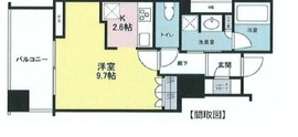 クロスエアタワー 17階 間取り図