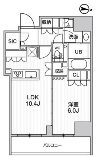 ガリシア森下5 7階 間取り図