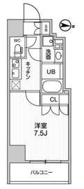 ガリシア森下5 12階 間取り図