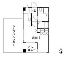 コンフォリア芝公園 5F1 間取り図