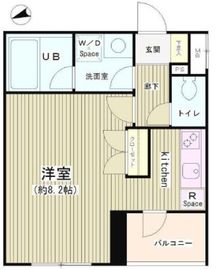 ヒルトップ北沢 201 間取り図