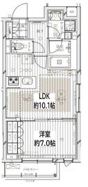 レガリス文京大塚 3階 間取り図