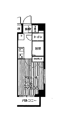 HF武蔵小山レジデンス 406 間取り図