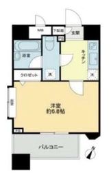 パレステュディオ渋谷ウエスト 8階 間取り図