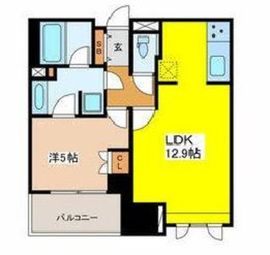 ファミール東銀座グランスイートタワー 7階 間取り図