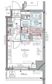 コンシェリア白金台 TOKYO PLATINUM 5階 間取り図