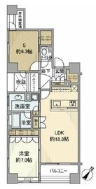 アスコットパーク日本橋久松町 8階 間取り図
