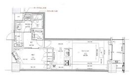 アトラス築地 5階 間取り図