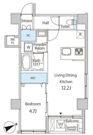 CONFORT月島 403 間取り図