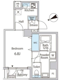 CONFORT月島 501 間取り図