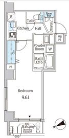CONFORT月島 502 間取り図