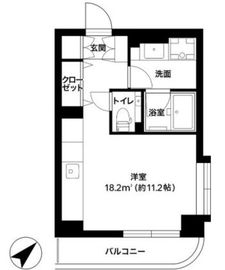 noiful base 駒込 201 間取り図