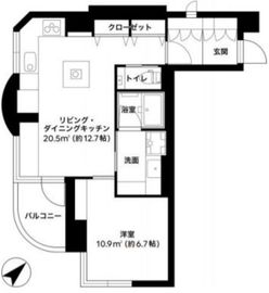 noiful base 駒込 303 間取り図