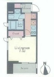 ウェルスクエア神保町 204 間取り図