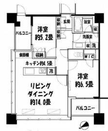 アウルタワー 44階 間取り図