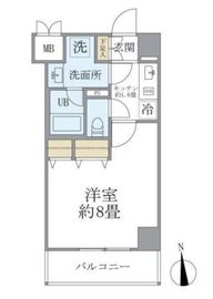 グランジット早稲田 502 間取り図