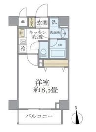 グランジット早稲田 703 間取り図