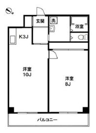 白金グランドハイツ 6階 間取り図