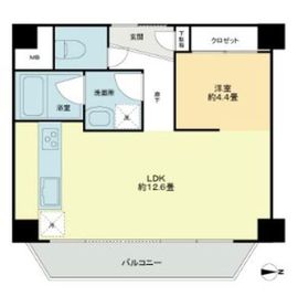 ラ・アトレ御苑内藤町グランガーデン 2階 間取り図