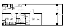 赤坂パークハウス 403 間取り図