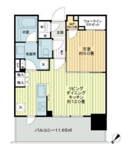 シティタワーズ東京ベイ 10階 間取り図