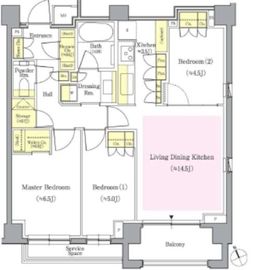パークホームズ荻窪三丁目 3階 間取り図
