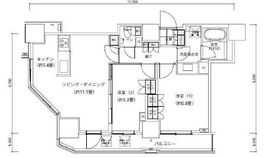 パークキューブ愛宕山タワー 1501 間取り図