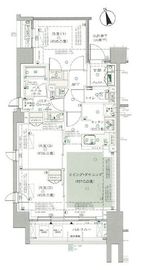 セントラルレジデンス西早稲田 12階 間取り図